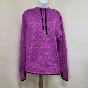 Danskin Now Hooded Jacket Women's Size XXL Long Sleeve Pockets Purple Zip Up - Picture 1 of 11