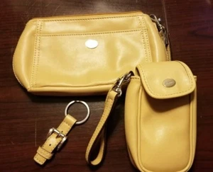 JUEGO DE 3 PIEZAS DE BILLETERA BILLETERA PEQUEÑA BAGUETTE MONEDERO FUNDA DE TELÉFONO Y LLAVERO NINE WEST - Imagen 1 de 7