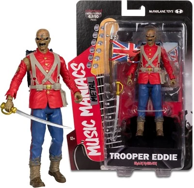 Iron Maiden-Movie Maniacs "Trooper Eddie" 6-inch Posed Figure by McFarlane Toys - Image 1 of 4