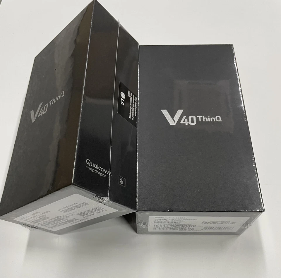 Smartphone LG V40 ThinQ V405UA 64GB V409N V405EBW 128GB 4G Desbloqueado Nuevo Sellado Foto 1 de 4