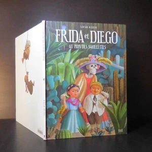 N9747 Frida Kahlo Diego Rivera Esqueletos 2011 Fabian Negrin Libro Ilustrado - Imagen 1 de 12