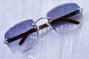 Vintage Porta Romana Italy cartier rimless fred eyeglasses tiffany sunglasses - Picture 1 of 8