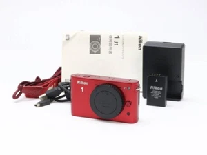 【Very Good】Nikon 1 J1 Mirrorless Digital Camera Body Red From Japan - Picture 1 of 8