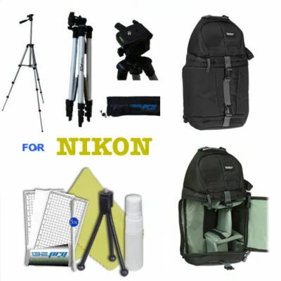 57" PRO TRIPOD + BACKPACK BAG +REMOTE FOR NIKON D5600 D3400 D3100 D3200 D3300 - Image 1 of 4