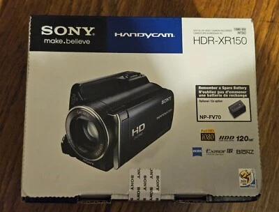 Sony HDR-XR150 120 GB Camcorder -  Black - Image 1 of 4