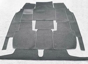 Grey loop carpet set for BMW 501 V8/ 502 Barockengel 1952-1964 - Picture 1 of 1