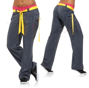 Reebok Dance Cargo Pants Ladies Samba Sports Tracksuit Bottoms Fitness Grey - Bild 1 von 10