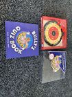 BULLSEYE Gameshow Bully's Quiz Book Dartboard With Darts Family Game Never Used