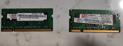 2×1GB MEMORIA RAM KINGTON KN1GB07003005225CB1601 Memoria Laptop  - Immagine 1 di 4