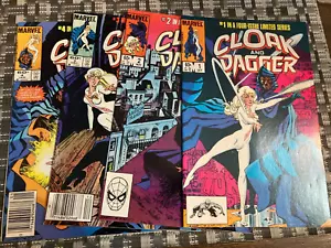 1983 MARVEL Comics CLOAK And DAGGER #1-4 Complete Limited Series Set Leonardi - Picture 1 of 5