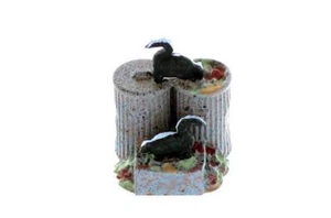 SKUNKS in the GARBAGE great roadside or building side comes painted in HO Scale - Picture 1 of 1