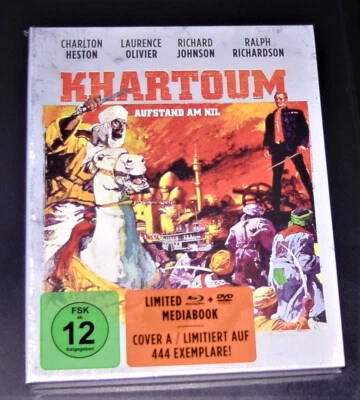 Khartoum Revolt At Nile Limited Mediabook Cover A blu ray +DVD Nip - Image 1 of 4