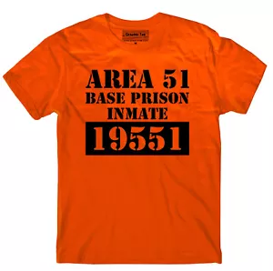 Area 51 t-shirt, Prisoner t-shirt, Inmate t-shirt, UFO t-shirt, Aliens, Nevada - Picture 1 of 2