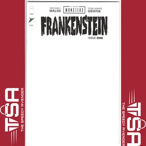 UNIVERSAL MONSTERS FRANKENSTEIN #1 schizzo vuoto variante immagine fumetti 2024 - Foto 1 di 3