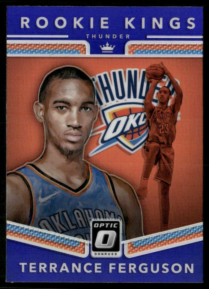 Terrance Ferguson 2017-18 Donruss Optic Rookie Kings Purple #21 Thunder - Image 1 of 2