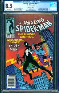 Amazing Spider-Man #252 Marvel Comics 1984 CGC 8.5 1st Appearance Black Costume - Picture 1 of 1