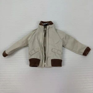 Vintage Barbie 1962 Ken Fashion Pak Tan Beige Jacket Zippered Windbreaker - Picture 1 of 3