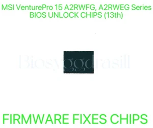 MSI VenturePro 15 A2RWFG, série A2RWEG, ADMIN SANS MOT DE PASSE MICROLOGICIEL PUCE BIOS - Photo 1/1