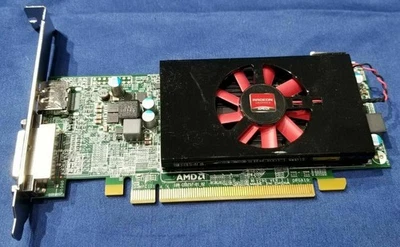 GENUINE Dell AMD Radeon HD 8570 1GB DVI PCI-E Displayport 08HW0R 8HW0R VID102 - Image 1 of 4