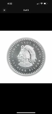 (2) 1/10TH OZ AZTEC CALENDAR ROUND .999 SILVER Round Lot - Image 1 of 4