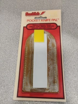 Navaja de Bolsillo Smith's Pal 4" Piedra/Bolsa Natural Arkansas De Colección Nueva en Paquete Foto 1 de 4