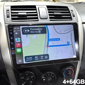 4+64G Apple CarPlay Car Stereo For Toyota Corolla 2009-2013 Android 15 Radio GPS - Picture 1 of 13