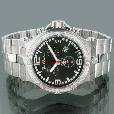Men's Stainless Steel Diamond Watch | Joe Rodeo Phantom 46 mm - Image 1 of 4