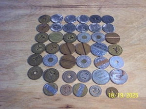 KONVOLUT 41 MARKEN STEUER, MAUT, PARKPLATZ, TELEFON, TOILETTE USW. - Bild 1 von 9