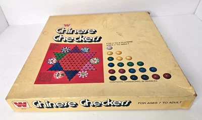 VINTAGE 1980s Whitman CHINESE CHECKERS in Original BOX - Image 1 of 4