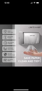 1 Pack Compact Hand Dryer For Bathrooms Commercial Heavy Duty High Speed Stainle - Picture 1 of 6