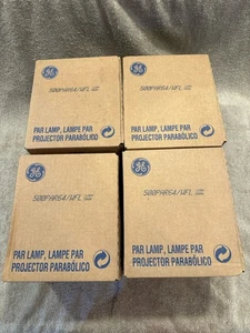 4 GE Par Lamp 500PAR64/WFL, 120V 500 W, Unopened - Picture 1 of 2
