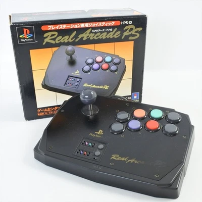HORI REAL ARCADE PS STICK Fighting Controller Boxed For Playstation PS1 232 - Image 1 of 4