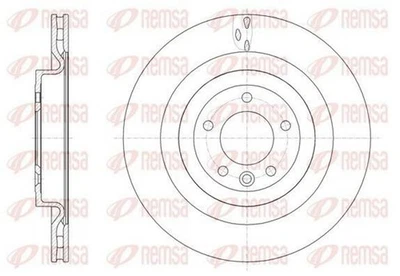 2x REMSA Bremsscheiben Hinten für LAND ROVER Range Rover Sport (L320) 365mm - Bild 1 von 4