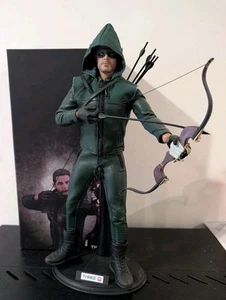 Three Q Cities Ranger Green Arrow Figure 12" 1/6 Amell Flash DC Comics Hot Toys - Picture 1 of 11