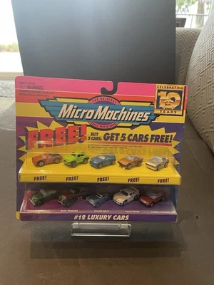 Micro Machines Galoob #12 Luxury Cars 1996 Jaguar Rolls Lincoln  Bonus 5 Cars - Image 1 of 3