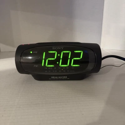 Radio reloj despertador doble digital vintage Sony Dream Machine AM/FM Snooze ICF-C490 Foto 1 de 4