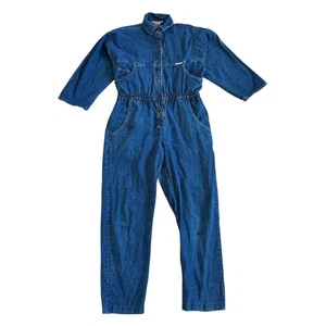 VTG! Dreams Denim Jumpsuit Mens Small 80s One Piece Workwear Coveralls Classic - Picture 1 of 17