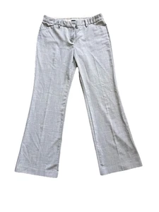 Express Damen Hose grau Gr. 10 Editor Mid Rise weites Bein Polyester Bld Business - Bild 1 von 7