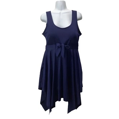 Vestido de Baño DANIFY Talla 48 EE. UU. 14 Traje de Baño Azul Falda Cubrir Traje de Baño Para Mujer Foto 1 de 4