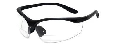 Readers.com The Cooper Bifocal Safety Reader +3.00 Matte Black Frame with Clear - Image 1 of 4