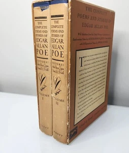 The Complete Poems and Stories of Edgar Allan Poe Vol.1&2 (The Borzoi Poe) 1964 - Picture 1 of 23