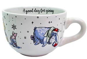 New Winnie The Pooh Winter Christmas Coffee Mug 5" Eeyore Tigger Roo Piglet - Picture 1 of 10