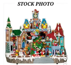 2024 Disney Animated Holiday Village with Lights and Music-Christmas Set *NEW* - Picture 1 of 4