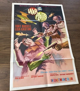 Krieg der Planeten Original Poster Tony Russell Lisa Gastoni RAR Sci Fi Weltraum - Bild 1 von 13