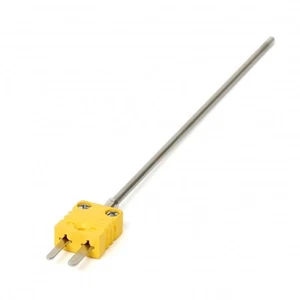 MANTELTHERMOELEMENT NiCr-Ni Typ K bis 1150°C MIT MINIATURSTECKER GRÖSSE WÄHLBAR - Bild 1 von 1