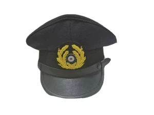 WW2 German Kriegsmarine Navy Naval Military Officers Visor Peak Hat Cap WWII - Picture 1 of 10
