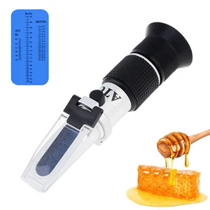 58-90 Percent Brix Scale Refractometer for Honey Moisture / Brix Moisture Tester - Picture 1 of 12