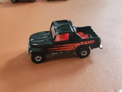 Jeep Scrambler 1982 Hot Wheels 1/64 neumáticos Blackwall negros hacha India madera suelta Foto 1 de 4