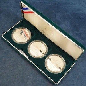 1994 US Mint Veterans Commem. Proof Silver Dollars 3 Coin Set - Free Shipping US - Picture 1 of 8