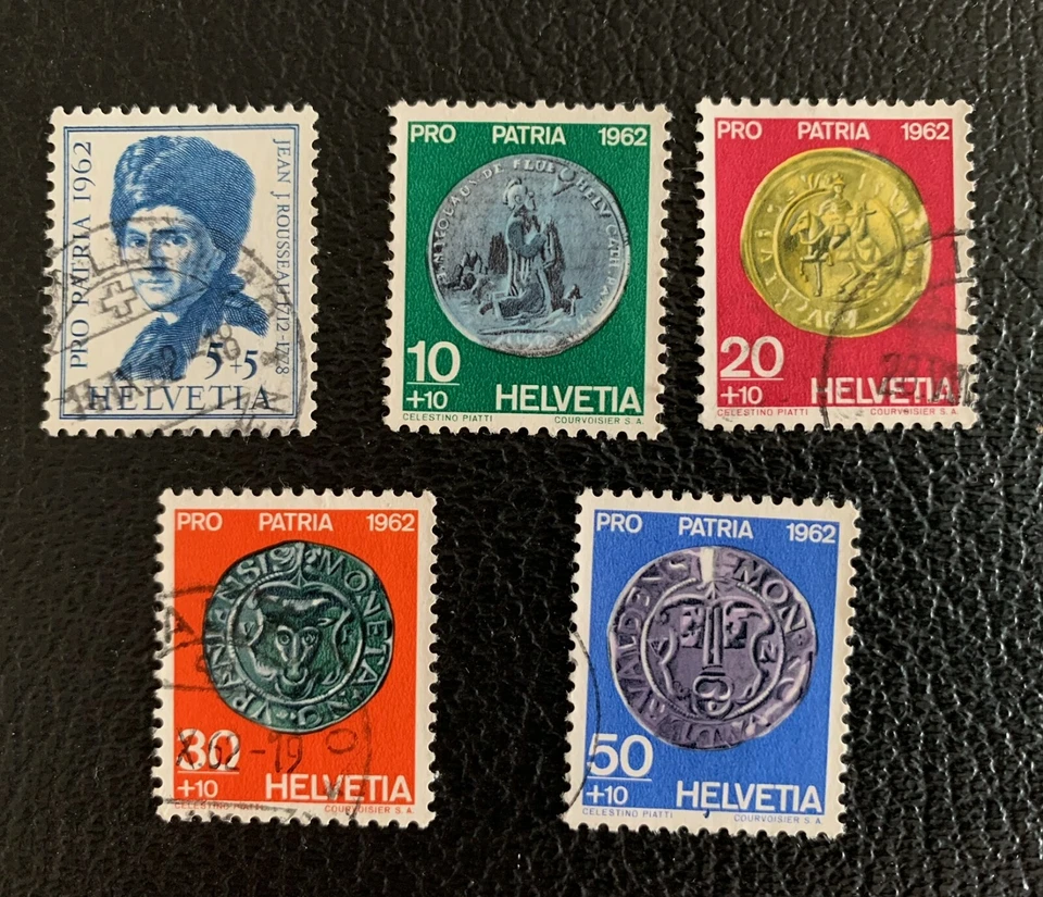 Switzerland Pro Patria 1962 set. Michel 751/755 Scott B314/B317 - Image 1 of 1